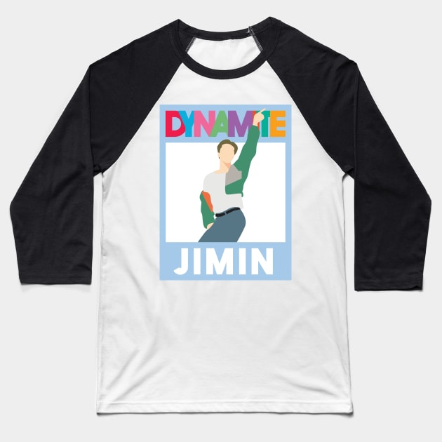 BTS DYNAMITE JIMIN Baseball T-Shirt by YoshFridays